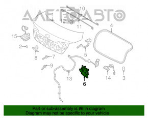 Capac portbagaj Kia Optima 11-15, nou, original OEM