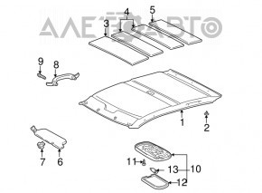 Плафон освещения пассажир Lexus IS200 IS300 99-05