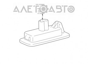 Lumină număr capac portbagaj stânga Toyota Camry v70 18 - nou original OEM