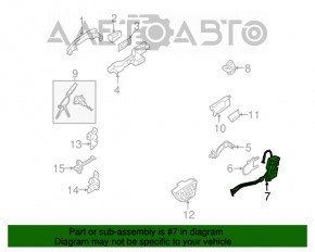 Blocare ușă față stânga Kia Sorento 10-15 nou OEM original