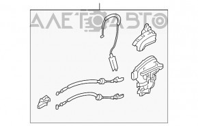 Blocare ușă față dreapta Kia Soul 14-19