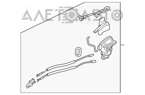 Blocarea ușii din fața dreapta a mașinii Kia Niro 17-22 HEV, PHEV fără keyless