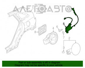 Замок лючка бензобака Kia Niro 17-20 HEV, PHEV