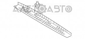 Capacul portbagajului superior al usii Kia Niro 17-22, negru.