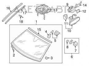 Senzor de ploaie Audi A4 B9 17-