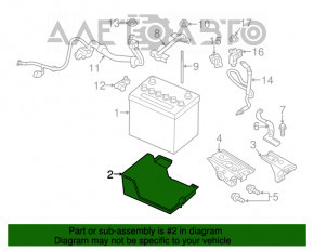 Palet pentru baterie Mitsubishi Outlander 14-21