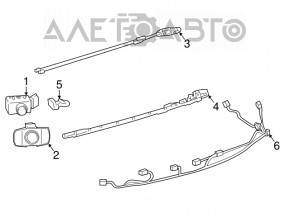 Montajul bumperului frontal al modelului Lexus NX300 20-21 F-sport