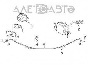 Bara față pentru Lexus NX300 NX300h 18-19 Base, cu senzori de parcare, fără radar.