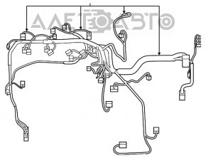 Проводка моторная Lexus NX200t NX300 15-21