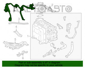 Cablu de înaltă tensiune pentru invertorul Toyota Highlander 11-13 hibrid