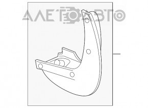 Bara de noroi față stânga Mini Cooper Countryman R60 10-16