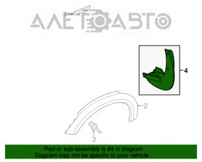 Bara de noroi din față dreapta pentru Mini Cooper Countryman R60 10-16