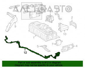 Cablu de înaltă tensiune pentru bateria Toyota Avalon 13-18