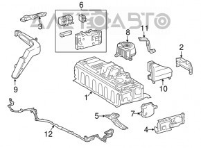 Cablu de alimentare a bateriei-invertor pentru Lexus ES300h 13-18