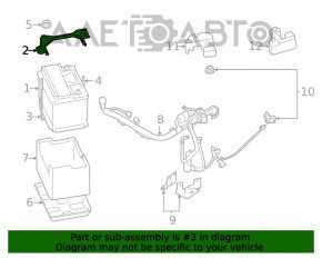 Suport baterie Subaru Outback 20-