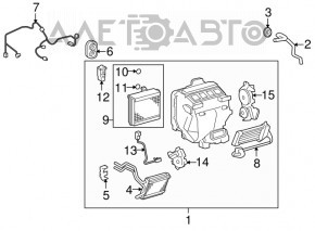 Instalarea încălzitorului pentru Lexus ES300h ES350 13-18