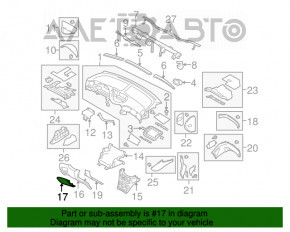 Крышка блока предохранителей подкапотная Subaru b9 Tribeca