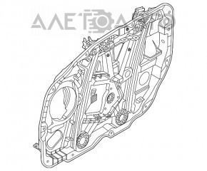 Geam electric cu motor fata stanga Hyundai Sonata 20-