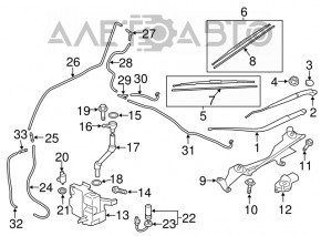 Brat stergator dreapta Mitsubishi Outlander Sport ASX 10 - nou original OEM