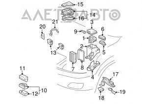 Blocul de relee subcapot mic Lexus RX400h 06-08