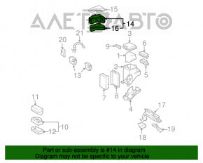 Блок предохранителей подкапотный Lexus RX400h 06-08