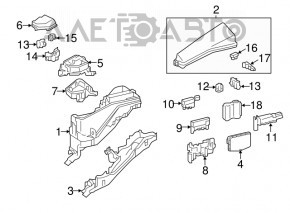 FUSE BOX Lexus ES300h ES350 13-18