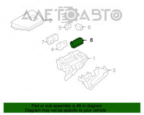 Blocul de relee Lexus GS450h 06-11