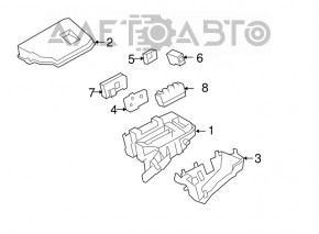 Blocul de relee Lexus GS450h 06-11