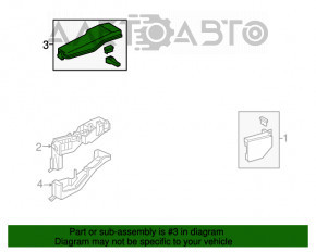 Capacul cutiei de siguranțe sub capotă Toyota Camry v40 3.5