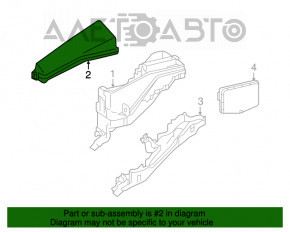 Capacul cutiei de siguranțe sub capotă pentru Toyota Avalon 13-14 hibrid, sub farurile cu halogen