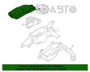 Capacul cutiei de sigurante sub capota Toyota Camry v70 18- 2.5