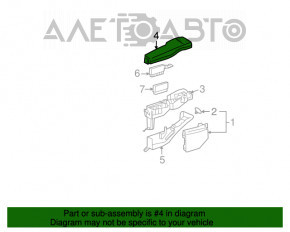 Capacul cutiei de siguranțe sub capotă pentru Lexus ES350 07-09