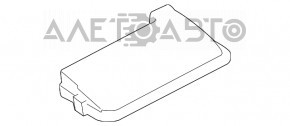 Capacul cutiei de sigurante sub capota Toyota Prius V 13-14