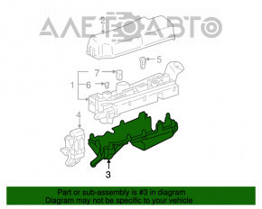 Corpul blocului de siguranțe sub capotă Toyota Corolla e12 02-06 D4D