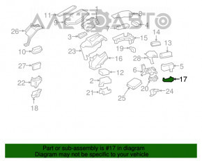 Corpul blocului de siguranțe sub capotă pentru Lexus GS300 GS350 GS430 06-11