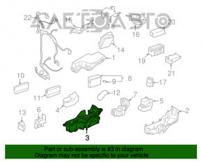 Corpul blocului de siguranțe sub capotă pentru Lexus GS450h 07-11