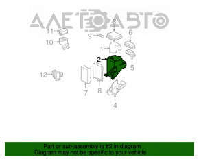 Corpul blocului de siguranțe din compartimentul motorului, partea de mijloc, pentru Lexus RX330 RX350 04-09.