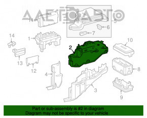 Корпус блока предохранителей подкапотный Lexus RX350 16-22