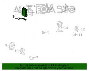 Multiplex Network Control Module Toyota Camry v70 18-24 сломано крепление