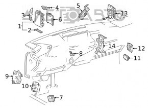 Multiplex Network Control Module Toyota Camry v70 18-24 сломано крепление