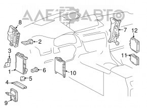 Blocul de siguranțe subtorpedou pentru Lexus RX350 16-22