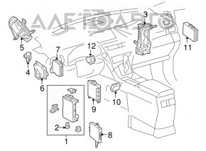 Blocul de siguranțe subtorpedou cu MULTIPLEX BODY pentru Lexus RX350 10-15