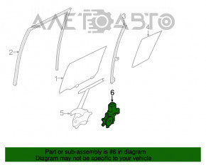 Стеклоподъемник мотор передний правый Nissan Leaf 13-17
