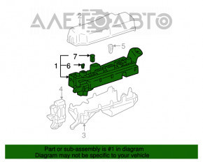 Блок предохранителей подкапотный Toyota Corolla e12 02-06 D4D