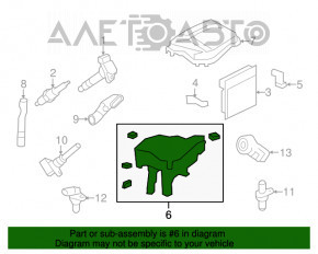 Корпус блока ECU Lexus LS460 07-12