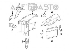 Corpul computerului motorului Lexus IS250 14-20