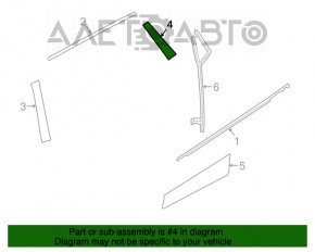 Capac usa laterala spate stanga Nissan Rogue Sport 17-19 spate