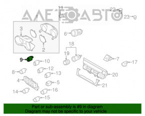 Кнопка открытия багажника внутренняя Subaru Outback 15-19