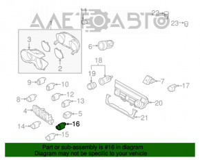 Кнопка отключения аварийного торможения Subaru Outback 15-19