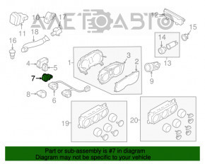 Butonul de deschidere a portbagajului pentru Subaru Forester 14-18 SJ